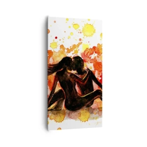 Quadro em tela - E fez-se a luz - 65x120 cm