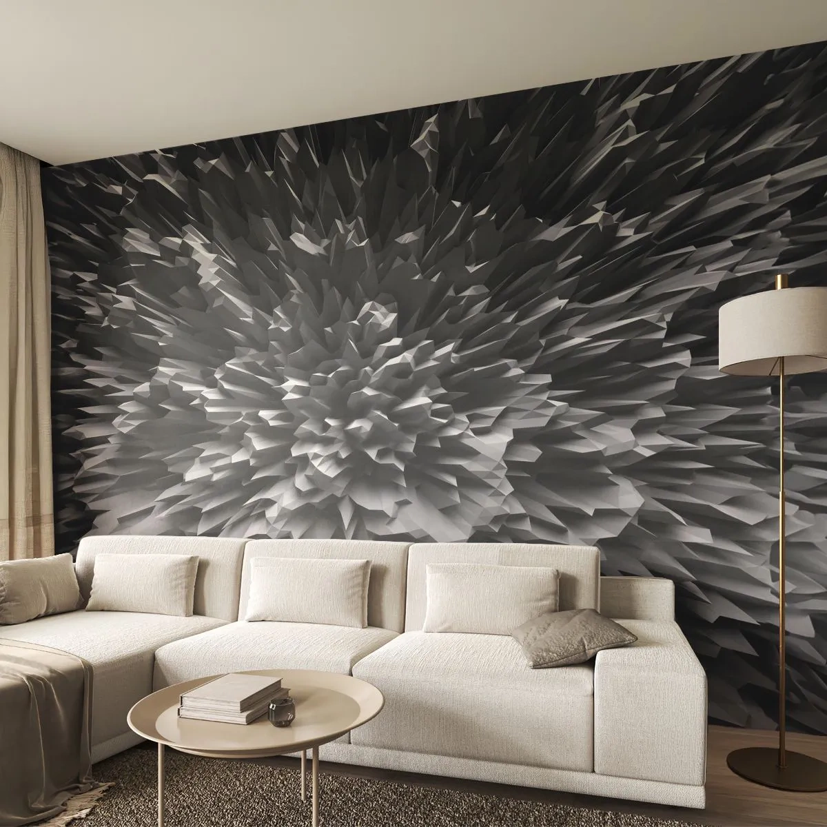 Papel de Parede Autocolante Deluxe Sticker - Não pode ficar mais difícil do que isso - 3D, Moderno, Tridimensional - 250x175 cm