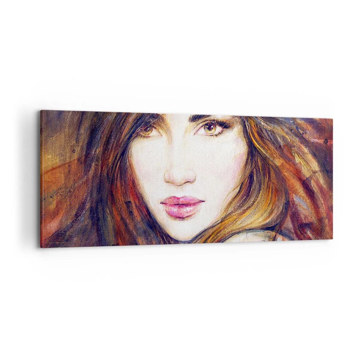 Quadro em tela - O que estás a pensar - 120x50 cm