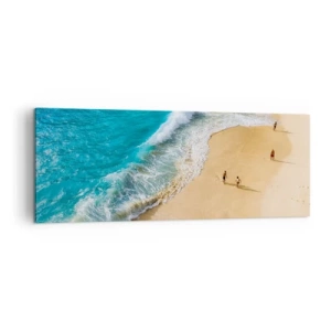 Quadro em tela - E depois o sol, a praia… - 140x50 cm