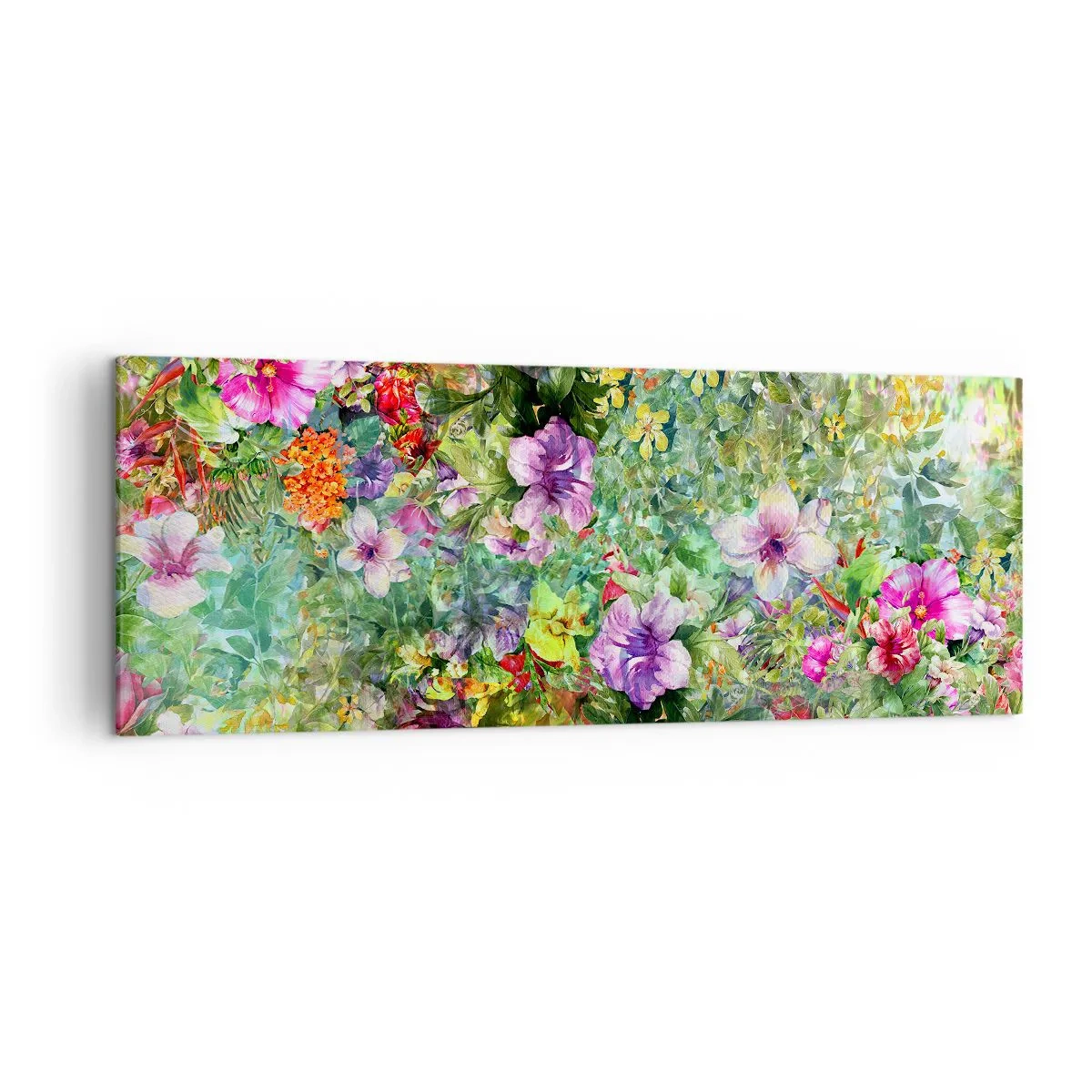 Quadro em tela - Nas flores para a perdição - 140x50 cm
