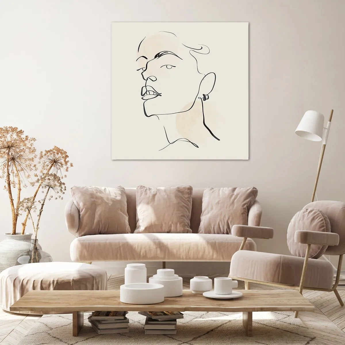 Quadro em tela - Olhar orgulhoso - 40x40 cm