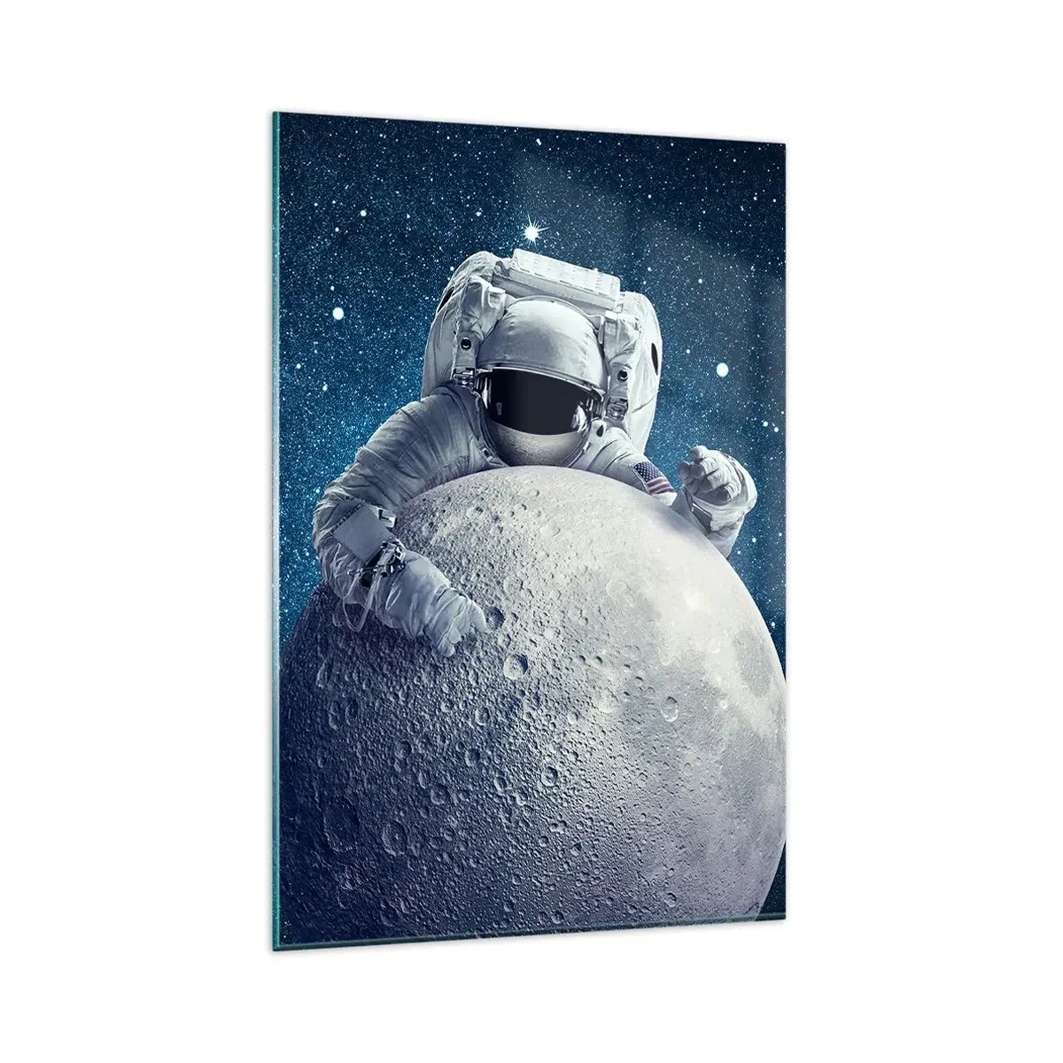 Quadro em vidro - Coringa do espaço - 80x120 cm