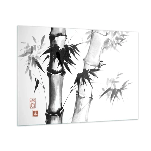 Quadro em vidro - Foco no Oriente - 100x70 cm