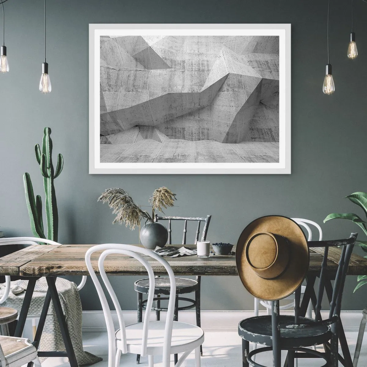 Pôster em moldura branca - Um verdadeiro desafio - 91x61 cm