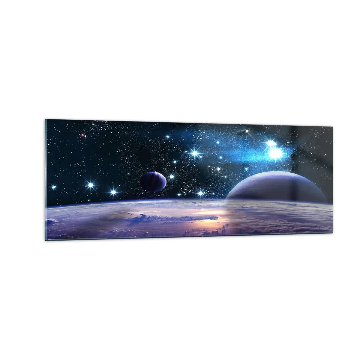 Quadro em vidro - Ainda sozinhos? - 140x50 cm