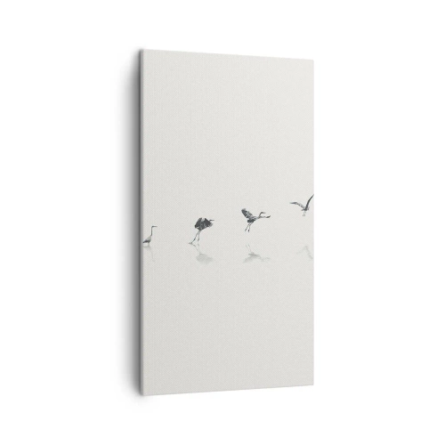 Quadro em tela - Quatro passos simples - 45x80 cm