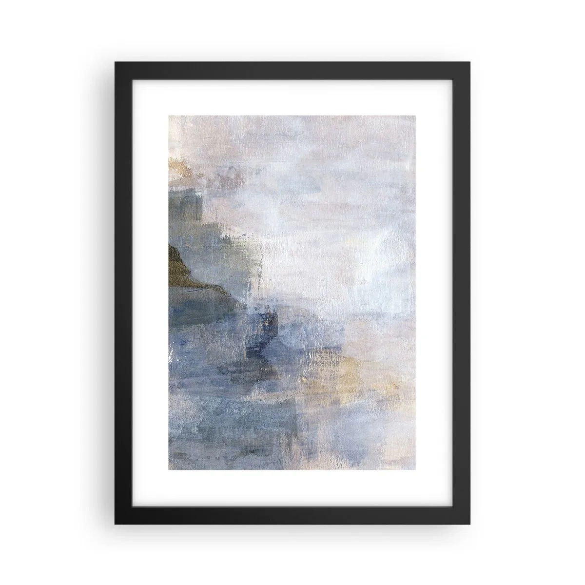 Pôster com moldura preta - Tons e acordes das cores - 30x40 cm