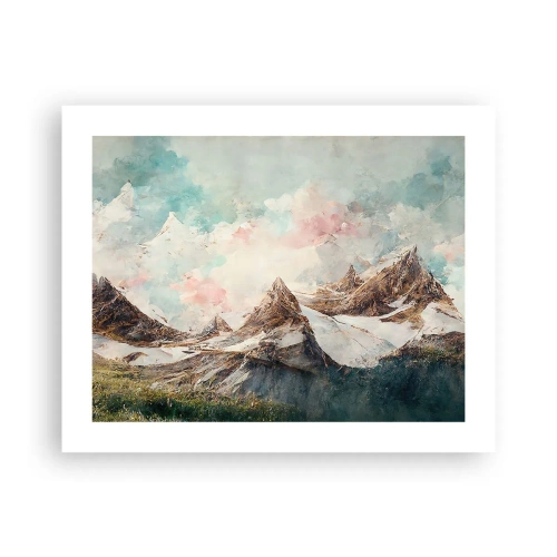 Pôster - Lâminas de rocha - 50x40 cm