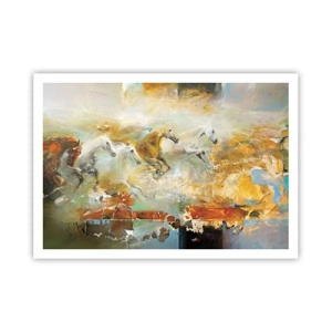 Pôster - A galope através da luz - 100x70 cm