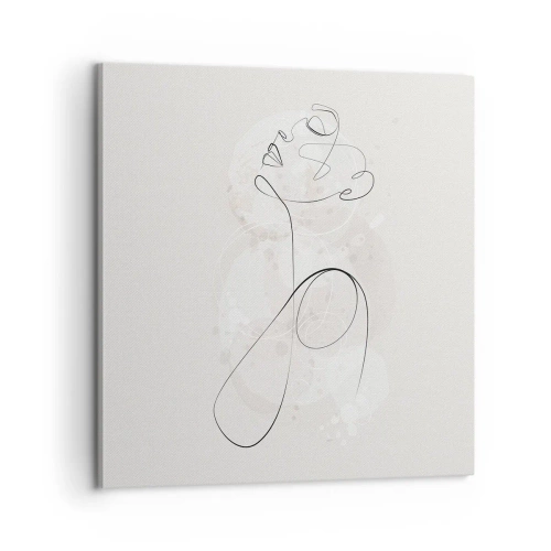 Quadro em tela - O espiral de beleza - 60x60 cm