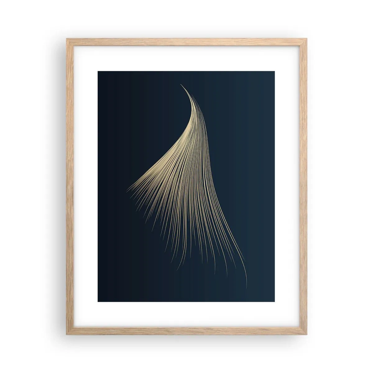 Pôster com moldura de carvalho claro - Como o cabelo de um anjo - 40x50 cm