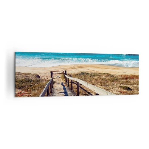 Quadro em tela - Corra! - 160x50 cm