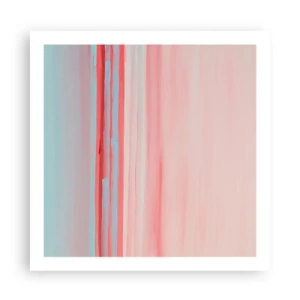 Pôster - Abstração ao amanhecer - 60x60 cm