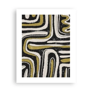 Pôster - Composição: estradas e becos - 40x50 cm