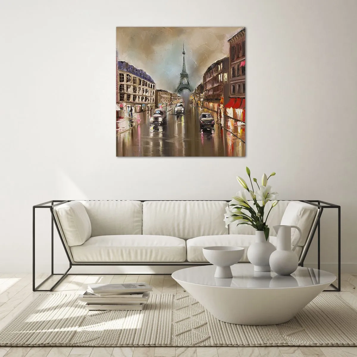 Quadro em vidro - Só ela importa - 30x30 cm