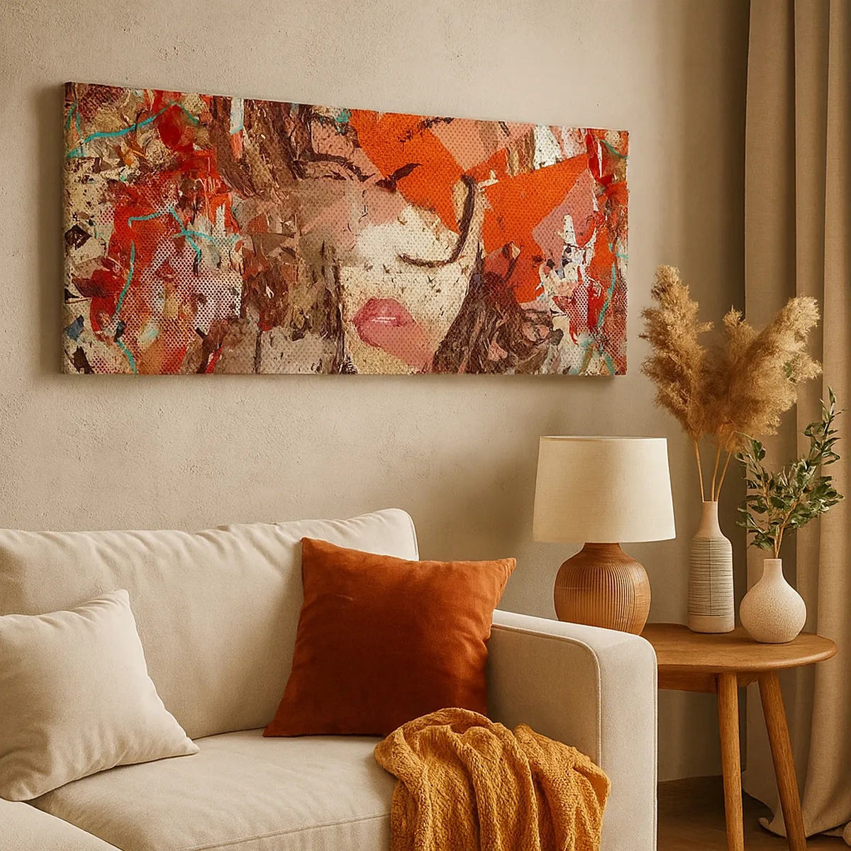 Quadro em tela - Ninguém realmente me conhece  - 30x30 cm