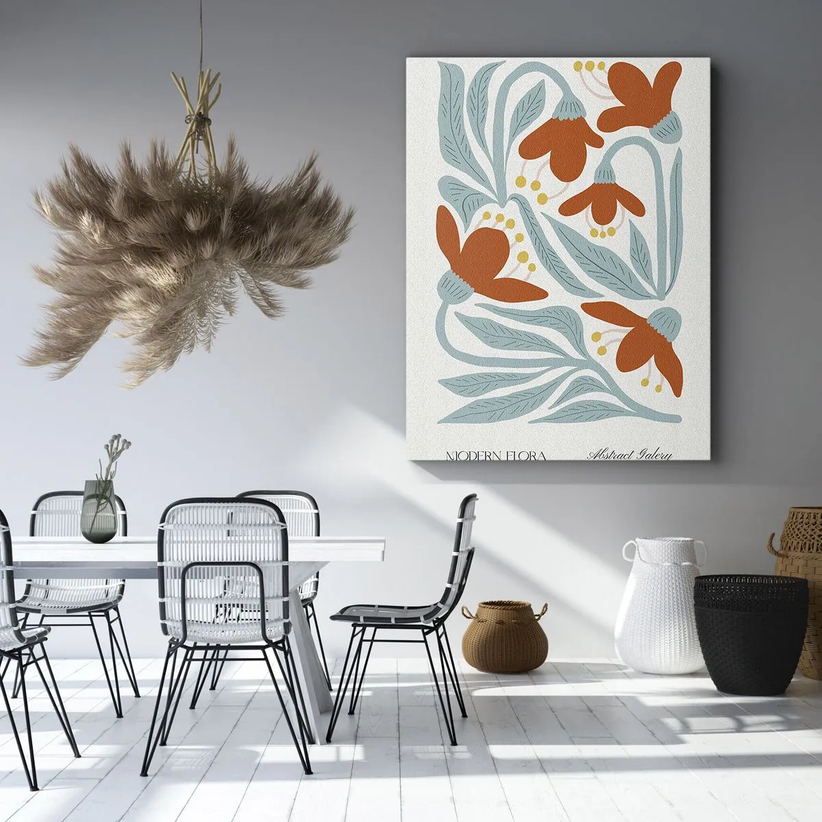 Quadro em tela - Em direção à terra, em direção ao sol - 70x100 cm