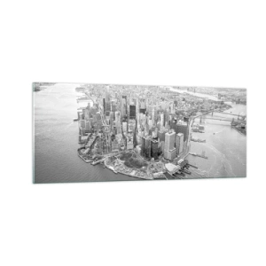 Quadro em vidro - Como não amar? - 100x40 cm