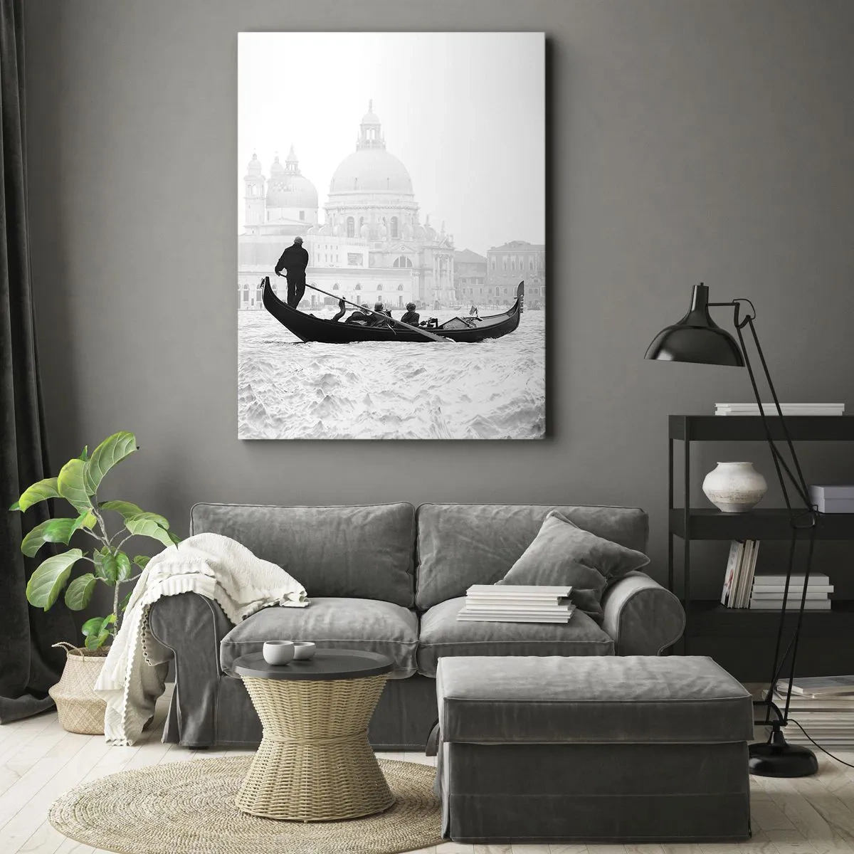 Quadro em tela - Uma viagem às fontes da beleza - 55x100 cm