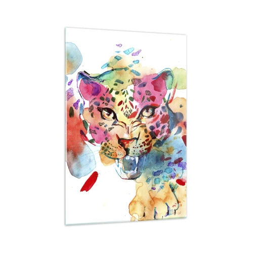 Quadro em vidro - A Bela e a Fera - 70x100 cm