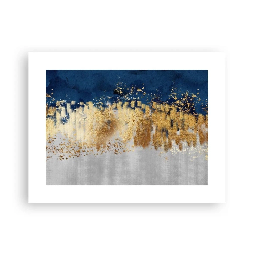 Pôster - Uma composição moderna com brilho - 40x30 cm
