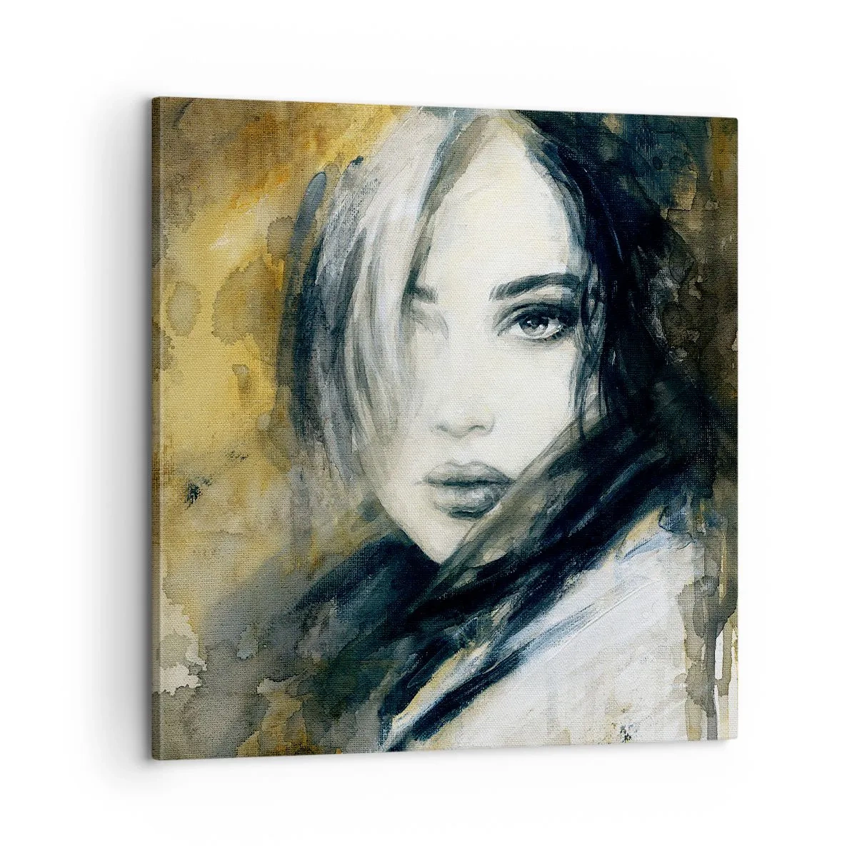Quadro em tela - Mais inocente ou sensual? - 60x60 cm