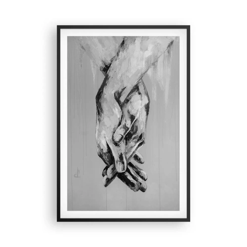 Pôster com moldura preta - Início... - 61x91 cm