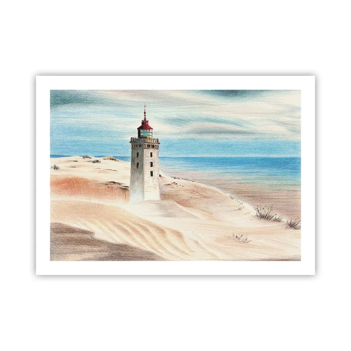 Pôster - Sempre a olhar para o mar - 70x50 cm