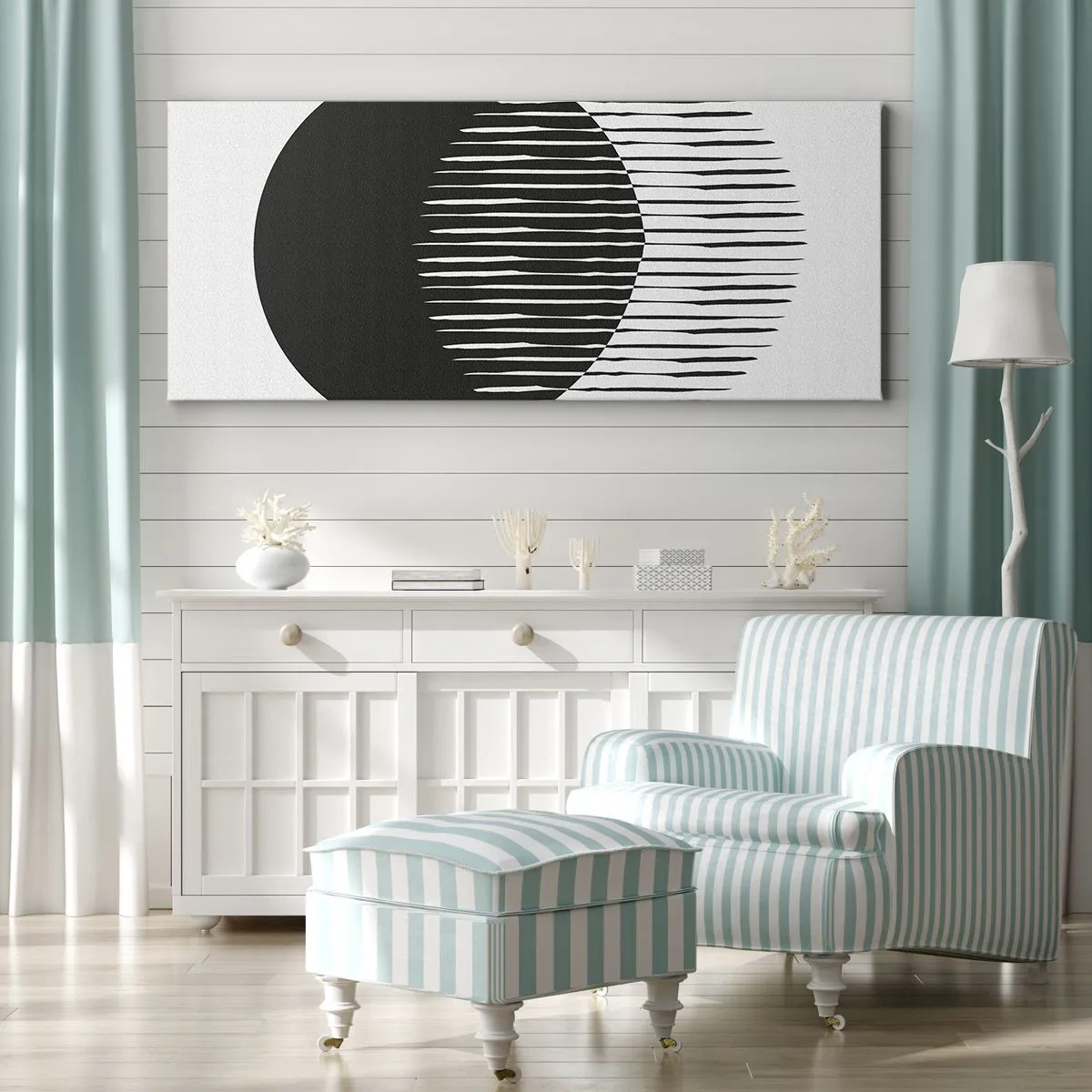 Quadro em tela - Seu alter ego - 100x40 cm