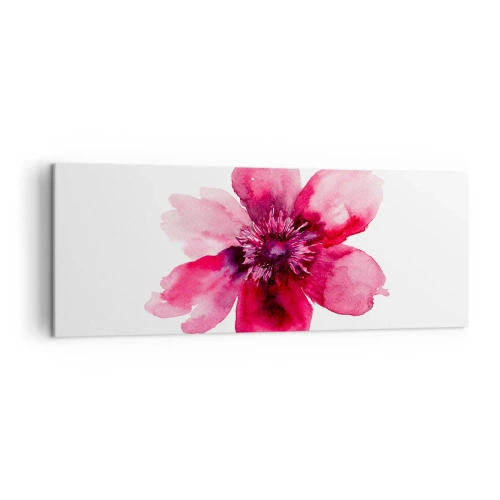 Quadro em tela - Beijo carmim perfumado - 140x50 cm