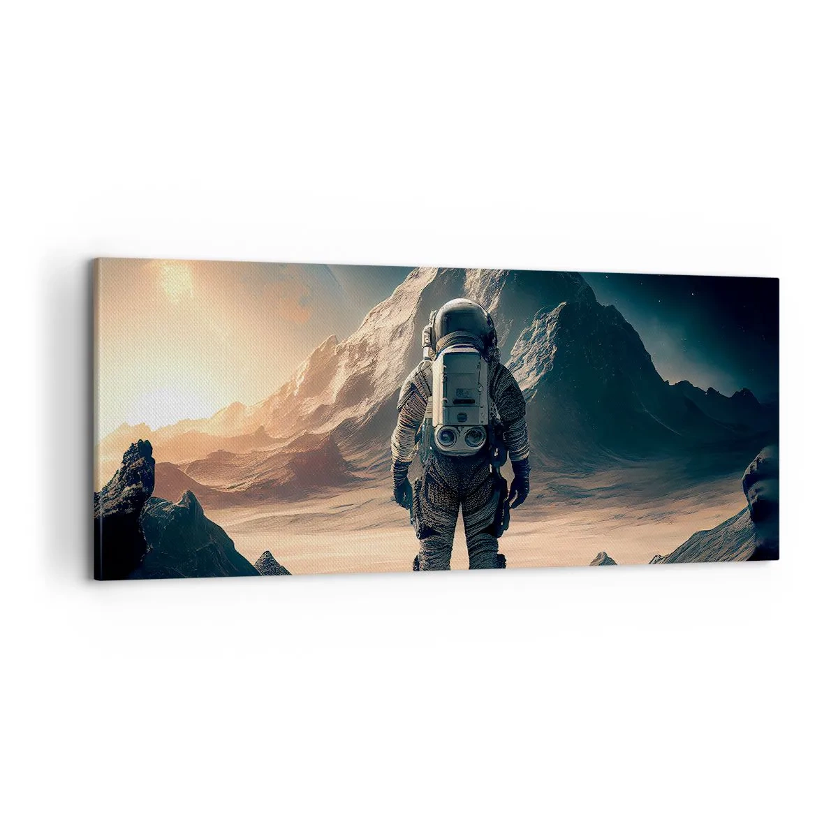 Quadro em tela - Novo desafio - 100x40 cm
