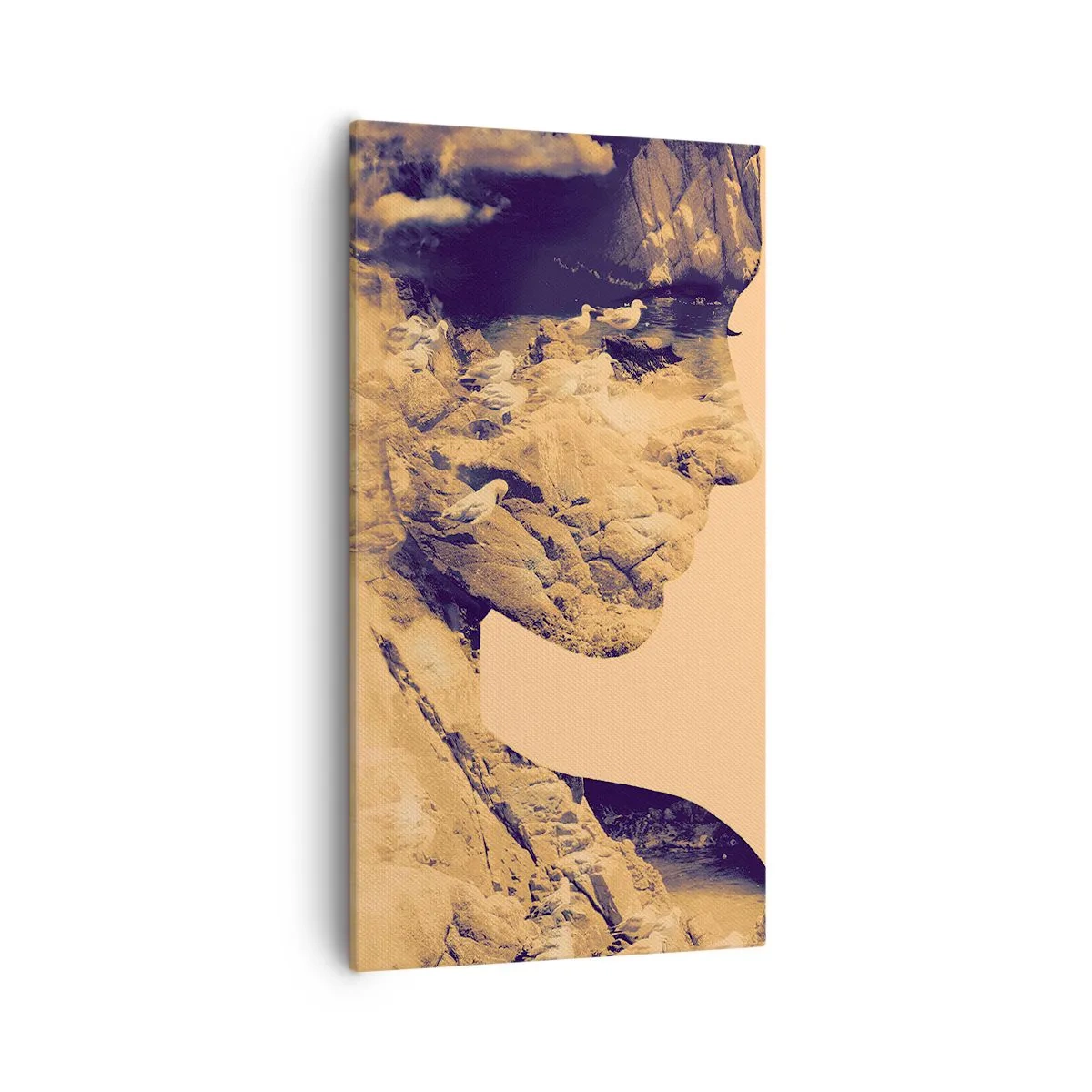 Quadro em tela - Linda por natureza - 55x100 cm