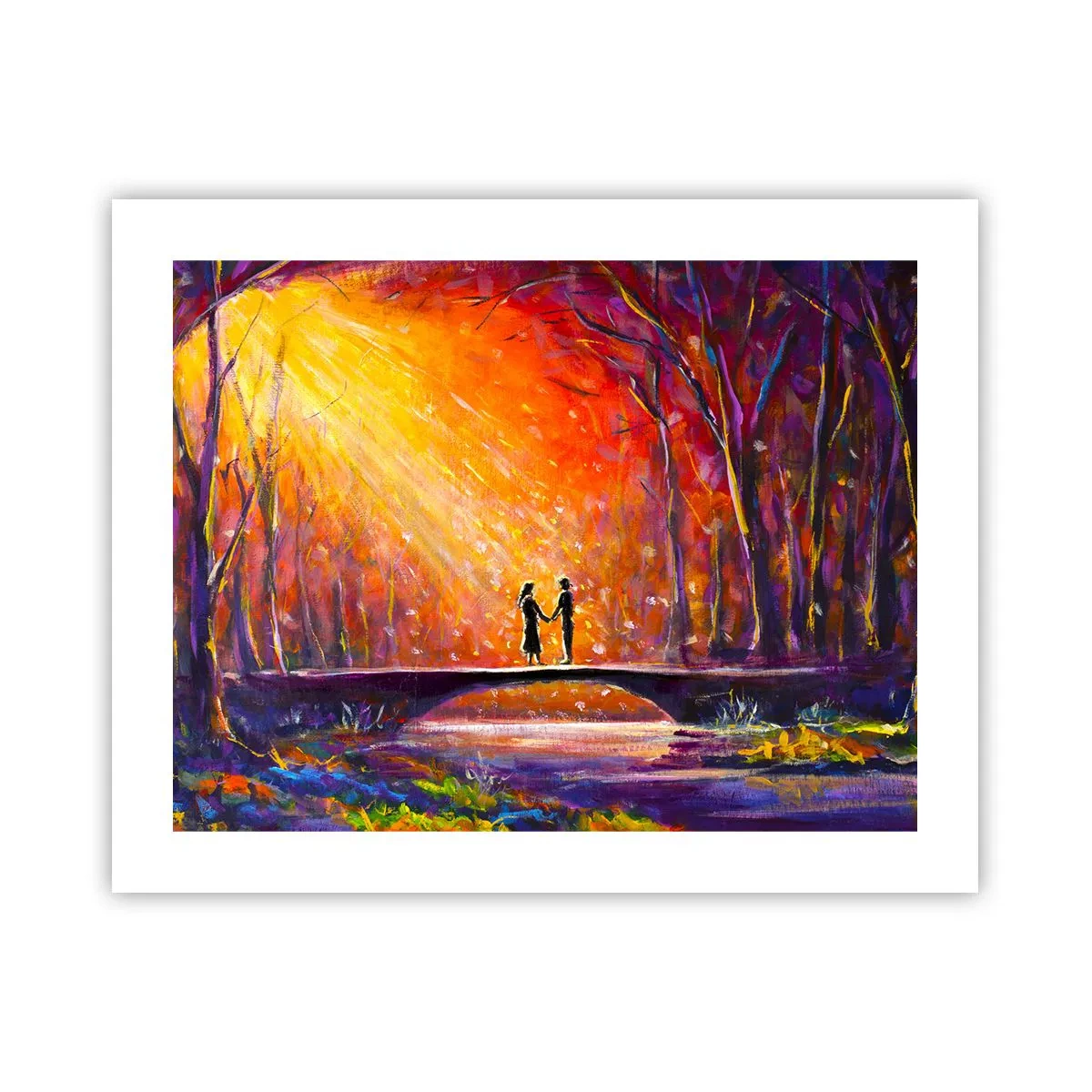 Pôster - O céu também os ama - 50x40 cm