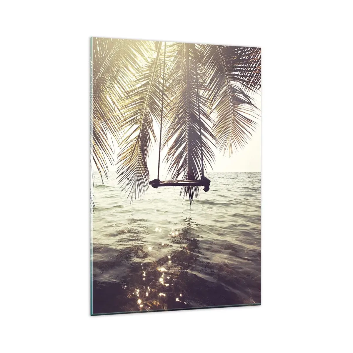 Quadro em vidro - Deixe-se levar pela imaginação - 80x120 cm