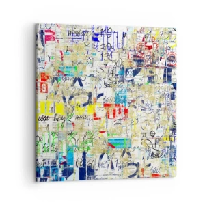 Quadro em tela - Simplesmente agradável aos olhos - 50x50 cm
