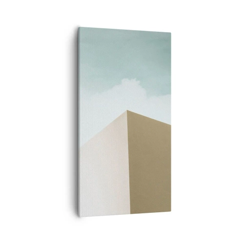 Quadro em tela - A geometria de um verão ensolarado - 55x100 cm