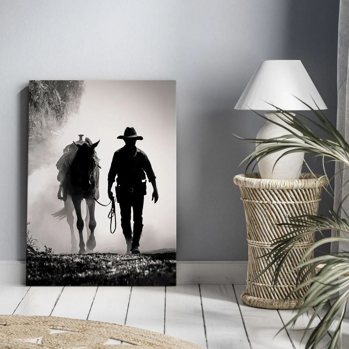Quadro em tela - Manhã no Texas - 50x70 cm