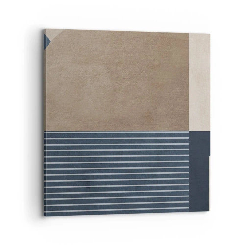 Quadro em tela - Uma composição de simplicidade e redondeza - 70x70 cm