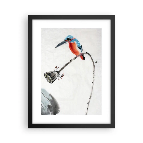 Pôster com moldura preta - A vida do prado - 30x40 cm