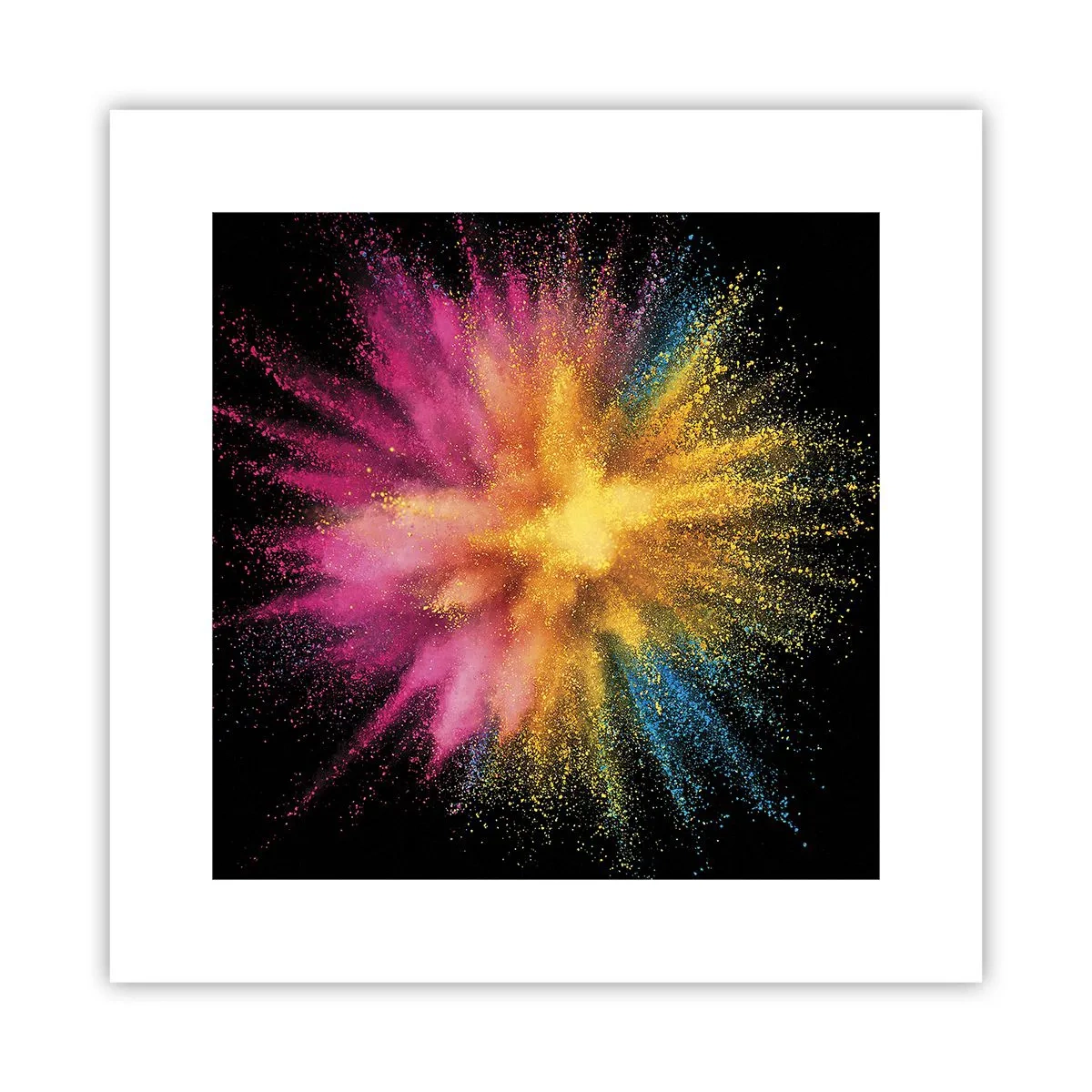 Pôster - O nascimento das cores  - 30x30 cm