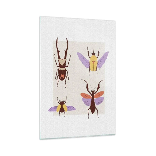 Quadro em vidro - Mundo dos insetos - 80x120 cm