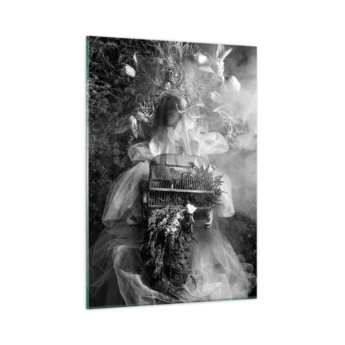 Quadro em vidro - A própria mãe – natureza - 50x70 cm