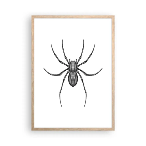 Pôster com moldura de carvalho claro - Precisão perturbadora - 50x70 cm