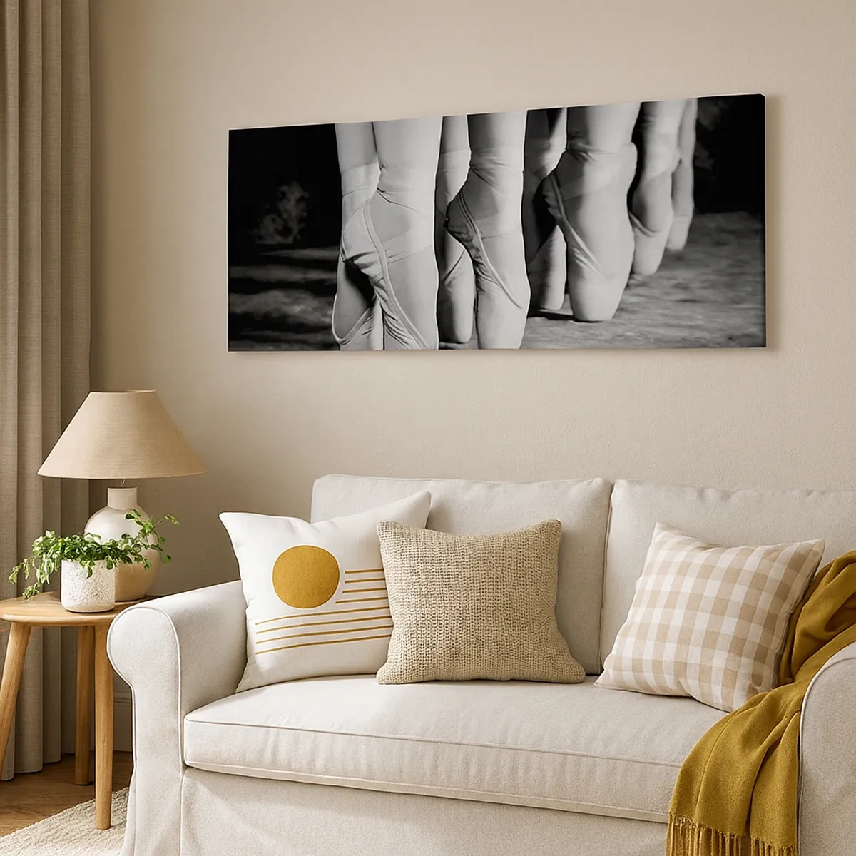 Quadro em tela - Juntos, com leveza - 30x30 cm