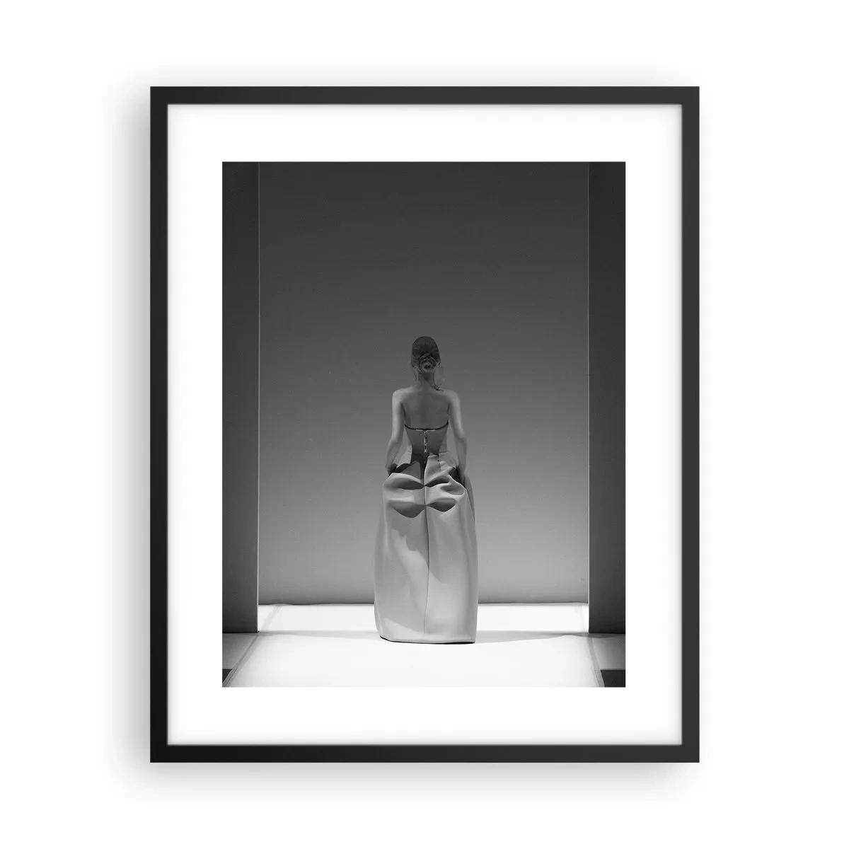 Pôster com moldura preta - Simplicidade refinada - 40x50 cm