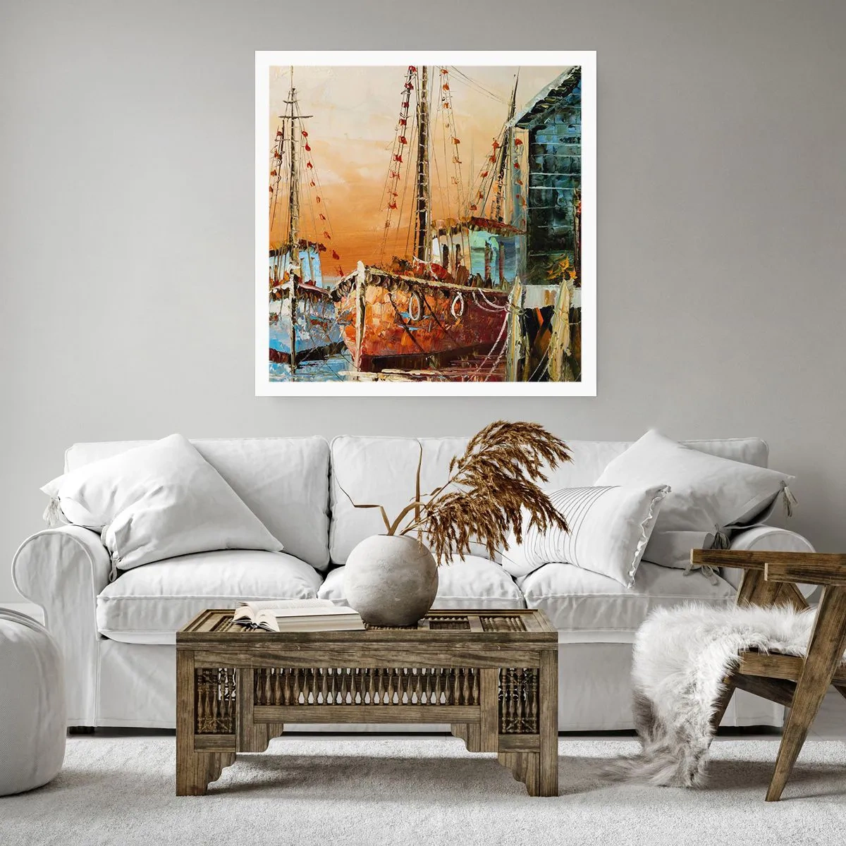 Pôster - Um regresso tranquilo - 40x40 cm