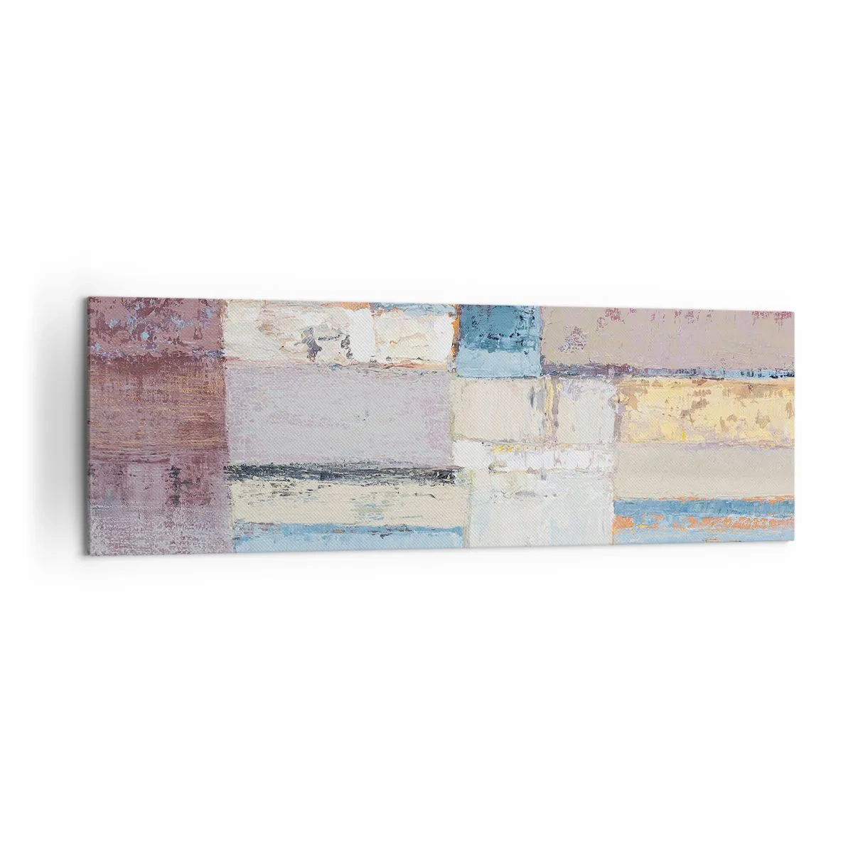 Quadro em tela - A paz da geometria - 160x50 cm