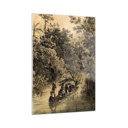 Quadro em vidro - Viagem à fonte - 50x70 cm