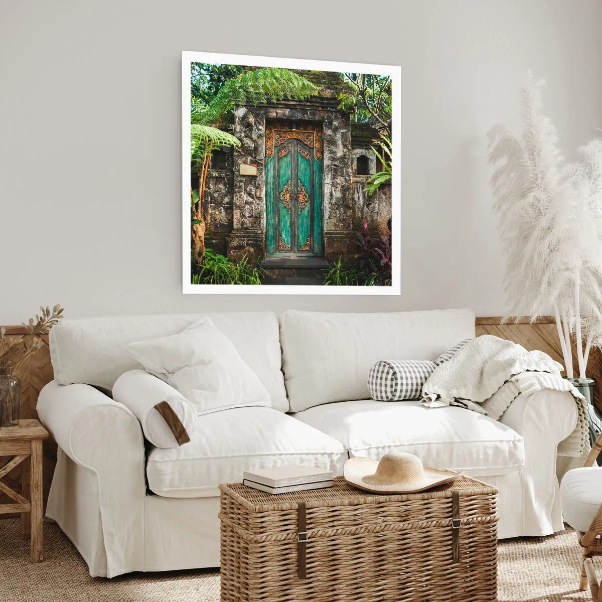 Pôster - Portas para um mundo exótico - 50x50 cm